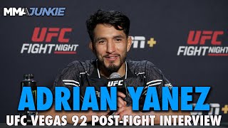 Adrian Yanez Upon Seeing Result of Devastating TKO I Thought I Killed a Guy  UFC Vegas 92 [upl. by Fortier]