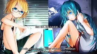 Miku Rin  ネトゲ廃人シュプレヒコール Online Game Addicts Sprechchor  初音ミク 鏡音リン Hatsune Miku Kagamine Rin [upl. by Elbon]