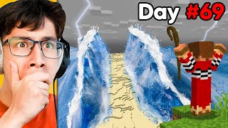 I Survived 100 DAYS as MOSES in Hardcore Minecraft [upl. by Sherrill]