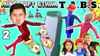 Chicken Man Man Dance Off  Totally Accurate Battle Simulator 2  Minecraft Ethan [upl. by Zakarias]