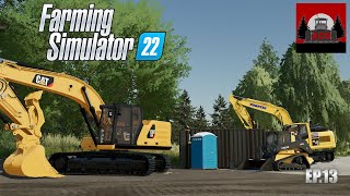 Farming Sim 22  EP13  Starting a new project in Maine [upl. by Tnilf]