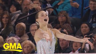 US figure skater breaks her silence about alleged slashing incident l GMA [upl. by Anairuy100]