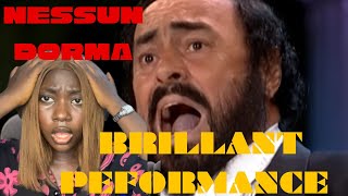 Reacting to Luciano Pavarotti – Nessun Dorma  Incredible Performance [upl. by Rengia]