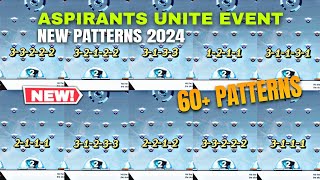 62 PATTERNS ASPIRANTS EVENT MLBB 2024 MOBILE LEGENDS BANG BANG [upl. by Wenona317]