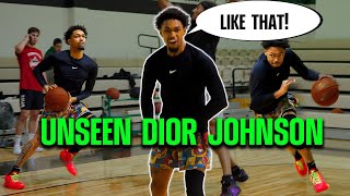 quotIm Like Thatquot Unseen Footage Dior Johnson Cooking at Juco Open Run What school is he going to [upl. by Morena]