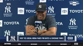 Juan Sotos Yankees spring training press conference [upl. by Kellda]