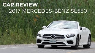 Car Review  Mercedes Benz SL550  Drivingca [upl. by Anilocin]