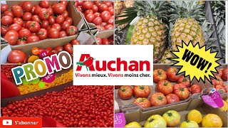 😊🍑 AUCHAN FRUITS ET LÉGUMES ARRIVAGES 310824 auchanfrance promo bonplan fruit [upl. by Anilyx9]