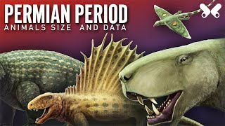 PERMIAN PERIOD animals size comparison and data Paleoart [upl. by Olnee]