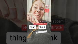 HOW TO PRONOUNCE quotTHINGquot vs quotTHINKquot in English with a CanadianAmerican 🇨🇦🇺🇸 Accent esl [upl. by Ambler]