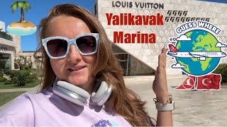 Yalikavak Marina БОДРУМ 🏝️🇹🇷 Dior Gucci Louis Vuitton Chanel Утро спорт и бренды в Ялыкавак 🛥️ [upl. by Silas812]