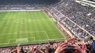 Sunderland fans at Newcastle 30 14413 [upl. by Layor]