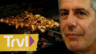 Famous Kebabs amp Dishes Fit for an Unusual Feast  Anthony Bourdain No Reservations  Travel Channel [upl. by Specht]