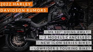 2022 Harley Davidson Rumors BIG changes [upl. by Ynnor]