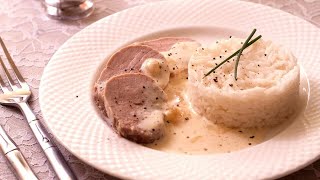 Recette  Filet mignon de porc au maroilles [upl. by Parrnell491]