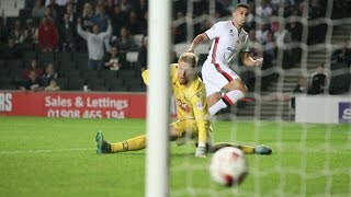 HIGHLIGHTS MK Dons 10 Bolton Wanderers [upl. by Mharba]