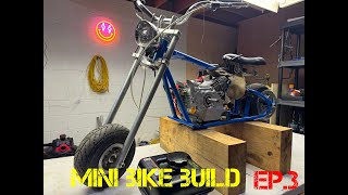 Building a Custom HardTail Mini Bike Build EP2 [upl. by Nyral914]