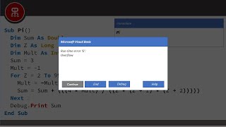 Pembahasan Error 6 Overflow di Visual Basic [upl. by Ekaterina]