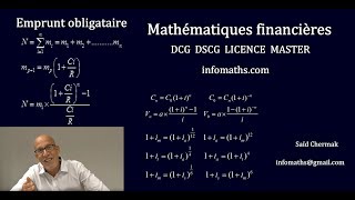 MATHÉMATIQUES FINANCIÈRES EMPRUNT OBLIGATAIRE DCG DSCG [upl. by Morril]