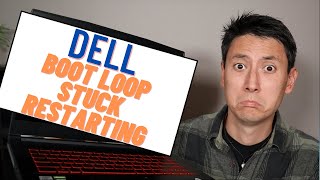 How To Fix Dell Boot Loop  Stuck Restarting Error [upl. by Aivartal902]