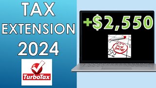 How To File A Tax Extension 2024 On TurboTax [upl. by Eiluj]