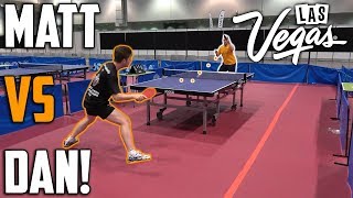 Matt Hetherington vs TableTennisDailys Dan [upl. by Sierra]