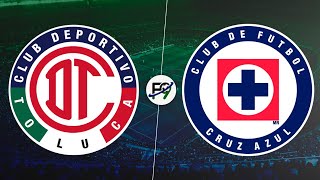 TRIUNFAZO DE CRUZ AZUL EN LA BOMBONERA ANTE TOLUCA POR 1 A 0 Y SEGUNDO LUGAR EN LIGA MX 🔴 [upl. by Josephine]