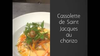 Cassolette de Saint Jacques au chorizo [upl. by Kone]