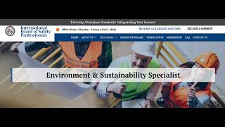 Environmental Sustainability Specialist ESS  IBSP USA [upl. by Janela]