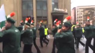 Bloody Sunday parade Glasgow 2015 Wolfe tone Republican fl [upl. by Kremer]