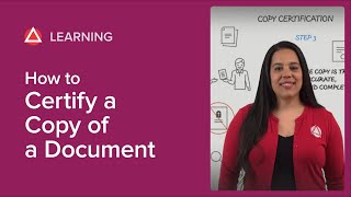 How to Certify a Copy of a Document [upl. by Mcintosh657]