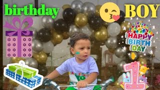 birthday boy 🎂 1st birthday  family funny vlog youtamfamilyvlog [upl. by Plusch242]