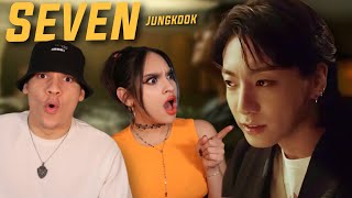 Beyond Expectations  Waleska amp Efra react to 정국 Jung Kook Seven feat Latto [upl. by Nuhs]