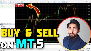 HOW TO BUY amp SELL ON MT5  META TRADER 5  EXNESS TRADING 2024  HINDIURDU [upl. by Eittod]