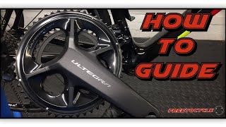 Shimano Ultegra R8100 Chainset Installation Guide [upl. by Raasch612]