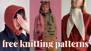 Free Knitting Patterns for Winter  Beginner Friendly amp Quick Gift Knits [upl. by Buckler]