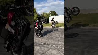 Wheelie time motorcycle bikelife harleydavidson harleywheelies [upl. by Asseret236]