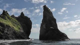 Boat ride from Flores island on way to Corvo island Azores [upl. by Elinet636]