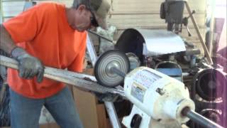 Restoring The Shasta Part 18c  Polishing The Window Frames [upl. by Warthman47]