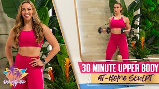 30 Minute Toned Arms Workout Minimal Equipment  All Fitness Levels STF 2024  DAY 2 [upl. by Nois465]