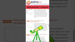 Astropy Python Learning Stuffs astrophysics astronomy coding pythonforbeginners [upl. by Merideth]