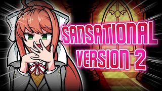 Indie Cross V2  Metafictional  Sansational V2 Monika Cover [upl. by Eerb]