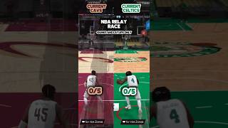 Current Cavs Vs Current Celtics Relay Race nba2k24 [upl. by Yanat303]