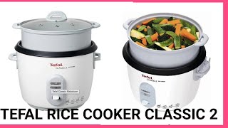 UNBOXING TEFAL RICE COOKER CLASSIC 2 WITH STEAMER [upl. by Alyahc]