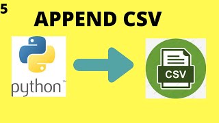 Append CSV in Python  Append data to already existing CSV file Python [upl. by Areid]