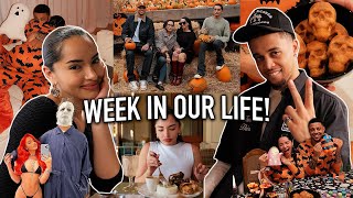 WEEK IN OUR LIFE VLOG DECORATING FOR SPOOKY SEASON FAMILY TIME  MORE [upl. by Aneen]