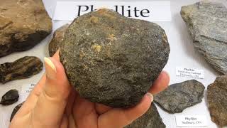 Crystal amp Mineral Education PHYLLITE [upl. by Netsew]