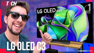 Review da LG OLED C3 de 65 polegadas 🔍 A TV perfeita para sua sala 💙 [upl. by Magdaia]