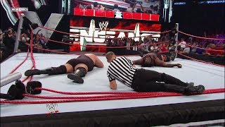 WWE  Mark Henry attacks Backstage 1 July 720p HD [upl. by Rockey]