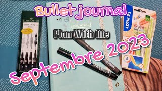 Bullet journal Plan With Me de Septembre [upl. by Hestia]